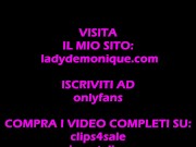 LADY DEMONIQUE E LA SUA LATRINA- LECCASUOLE E POSACENERE  14/16