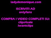 LADY DEMONIQUE E LA SUA LATRINA- LECCASUOLE E POSACENERE  15/16