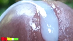 I want you to Open your Mouth Wide has you Watch me release my Huge Cumload (Extreme Close up)