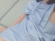 Showing pussy on the beach 4/16