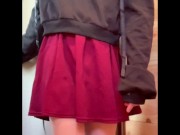 ふたなり私服女子〇生がトイレで気持ちよくオナニーしているところを盗撮！ - Screenshot 1 of 16 - HD