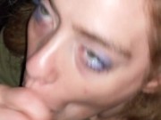 Sorority Leader Sucks Cock after Party on College Quad 12/16