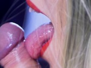 Red lips? - Screenshot 10 of 16 - Amateur Blowjob