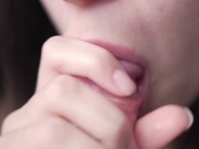 Сочный слюнявый минет и заполнение моей киски спермой 8/16