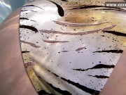 Face fucking and handjobs underwater in the pool by Minnie Manga 13/16