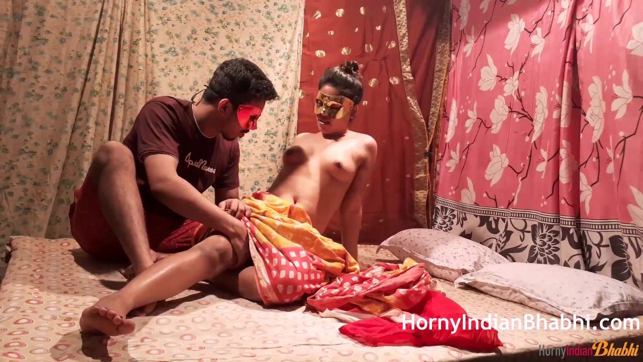 Amateur Indian Couple Playing Indian Devar Bhabhi Role Play