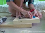 DIY Bed 3-1 - Angle drilling + bonus fuck 5/16