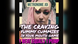 Metronome JOI Crave Cummies as you jerk off to my voice