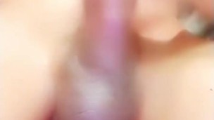Big cock stroke with Butt Plug in 