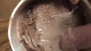 Chocolate Ice cream and a Hard Cock