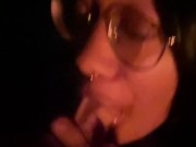 Quick blow job by the fire  10/16