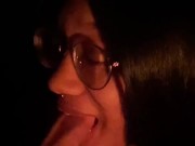 Quick blow job by the fire  6/16