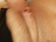 Вставляю в очень узкую дырочку...Она сама снимает всё крупным планом. WOW! 11/16