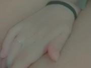 girl put her fingers on her wet pussy and asshole, fingering  12/16