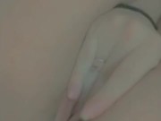 girl put her fingers on her wet pussy and asshole, fingering  3/16