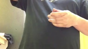 Pig chugs milk and oil