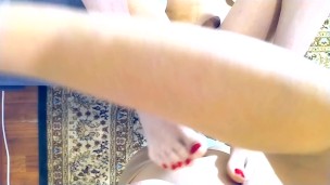 Fucking ass deep, slut orgasm, Femdom Pegging