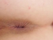 The insatiable bitch shows a close-up of the ass hole. Masturbating pussy and clit. 1080 HD. 15/16