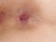 The insatiable bitch shows a close-up of the ass hole. Masturbating pussy and clit. 1080 HD. 16/16