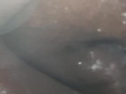 Trying out new shower head 