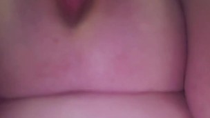 POV fucking my pussy with bad dragon toy