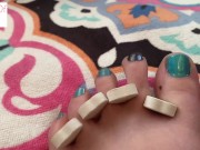 Painting toenails 1 part 2 of 2 foot fetish - glimpseofme