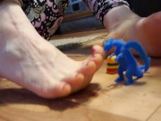 Destroying A Gummy Man with my Bare Foot 10/16