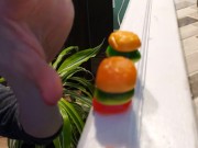 Destroying A Gummy Man with my Bare Foot 3/16