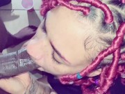 Hot Ebony Babe With Freckles Blows My Black Cock! (POV)  FULL VIDEO ONLYFANS 10/16