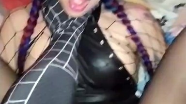 Spiderman hard fuck goddess Elf girl with pussy pump