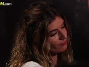 CFNM babes giving tugjob to submissive dude 12/16