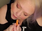 Small cocks Rock - Not porn, just me and a baby carrot explaining some things!
