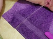 Up Close Female Pee Desperation with Lots of Leaking 15/16