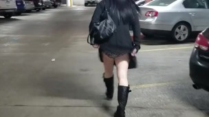 Flashing at the casino 