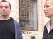 HUNT4K. Sexy blonde wants to ride hard phallus for cash 1/16