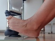 Little footwank tease