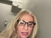 Public cumwalk Joanna Meadows-NaughtyJoJo fan meet-up blow job in hotel stairwell, cumwalk downtown 14/16