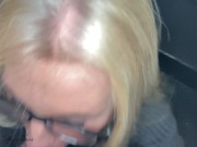 Public cumwalk Joanna Meadows-NaughtyJoJo fan meet-up blow job in hotel stairwell, cumwalk downtown 5/16