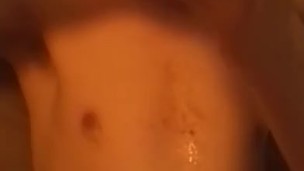 Cute Boy Eats Cum After Ejaculating On Tummy