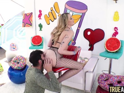 TRUE ANAL Charlotte Sins first anal scene