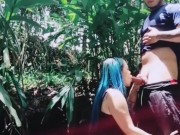 fuimos de excursion y termino en un rapidito en el rio 10/16