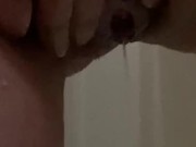 Pissing in the shower