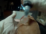 SUBMISSIVE HUSBAND Femdom Cuck Gaping 3/16