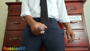 MALE MASTURBATION - GUY MOANING AND CUMMING WITH DIRTY TALK #4 