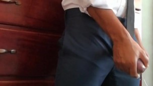 MALE MASTURBATION - GUY MOANING AND CUMMING WITH DIRTY TALK #5