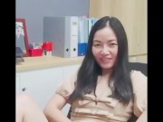 Office playing with my pussy 2/16