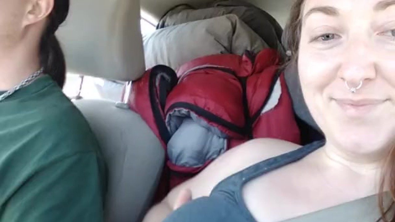 Public Finger Fuck Screaming Orgasms in the Car Close up on that Wet Ass Pussy