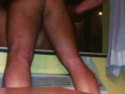 WIFE TURNED CALL GIRL FUCKS AND MASTURBATES IN FRONT OF HOTEL WINDOW 5/16