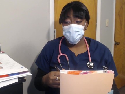 POV Roleplay Your Sexy Follow-up Appointment With Ebony Doctor