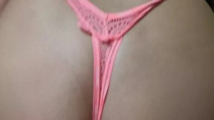 Babe Latina in Pink Panties Rides Hard Dick!